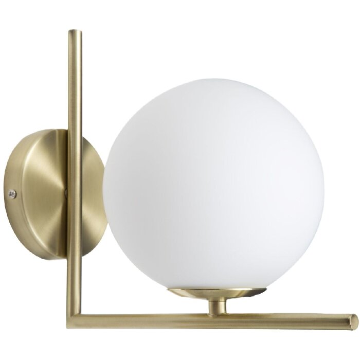 Настінний світильник Mauro Ferretti Glamy E14 15x25x22 см біле золото