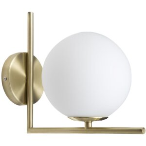 Настінний світильник Mauro Ferretti Glamy E14 15x25x22 см біле золото