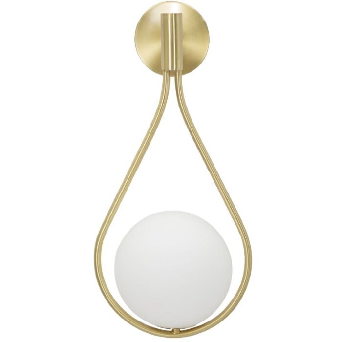 Настінний світильник Mauro Ferretti Glamy Ablegen E14 24x20x52 см золото білий