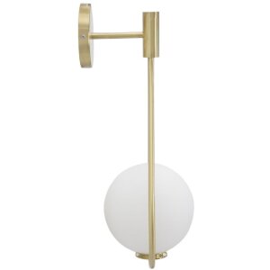 Настінний світильник Mauro Ferretti Glamy Ablegen E14 24x20x52 см золото білий