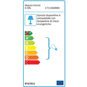 Настінний світильник Mauro Ferretti Glamy Ablegen E14 24x20x52 см золото білий