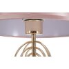 Настільна лампа Mauro Ferretti Krista E27 Ø 28x55 см золотисто-рожева