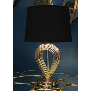 Настільна лампа Mauro Ferretti Maxt E27 Ø 24x44 см золото чорний