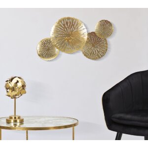 Mauro Ferretti Настінний світильник Dishi Plus 2-лайт E14 47x13x28 см золото