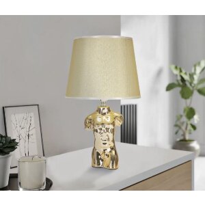 Mauro Ferretti Настольная лампа Glam man E27 25x42,5 см золото