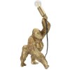 Настільна лампа Mauro Ferretti Gorilla E14 22.5x16x40 см золото