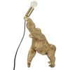 Настільна лампа Mauro Ferretti Gorilla E14 22.5x16x40 см золото