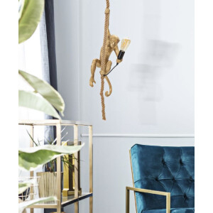 Потолочный светильник Mauro Ferretti monkey E27 Ø 27x32x60 см золотисто-коричневый