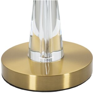 Mauro Ferretti Настольная лампа Kristal E27 Ø 30x56 см золотисто-белый