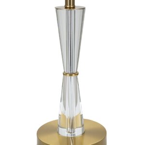 Mauro Ferretti Настольная лампа Kristal E27 Ø 30x56 см золотисто-белый