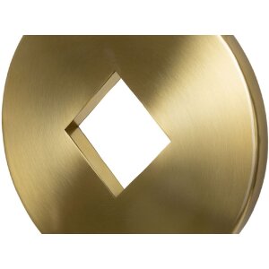 Настольная лампа Mauro Ferretti Coin E270 Ø 30x53 см золотисто-белая