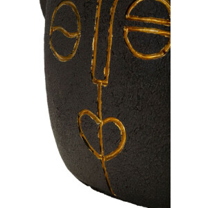 Настільна лампа Tribal Mauro Ferretti E27 Ø 30,5x46 см коричнева золота
