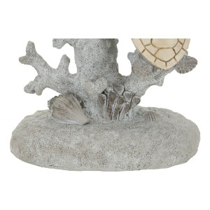 Настільна лампа Mauro Ferretti Черепаха E27 Ø 30,5x63,5 см біла сіра