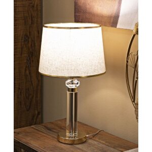 Настільна лампа Praga E27 Ø 30x52,5 см золото