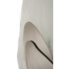 Mauro Ferretti Ozean Silver настінний світильник E14 21x8x31 см срібний білий
