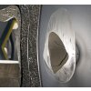 Mauro Ferretti Ozean Silver настінний світильник E14 21x8x31 см срібний білий