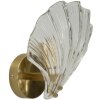 Mauro Ferretti Shell настінний світильник E14 золотий натуральний 20x14x22 см