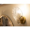 Mauro Ferretti Shell настінний світильник E14 золотий натуральний 20x14x22 см