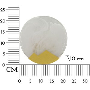Mauro Ferretti Бра світковий Mond E14 Ø 20x10 см золото білий