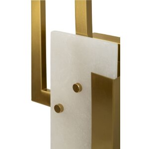 Mauro Ferretti Бра Wall Cube E14 15x8x33 см золото сатин