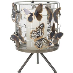 Подсвечник Farfalle 15x23,3 см многоцветный Mauro Ferretti