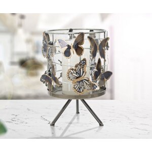 Mauro Ferretti Свічник Farfalle 15x23,3 см багатобарвний