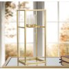 Mauro Ferretti Свечник Elegant 15x15x35 см золотой