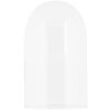 Clayre & Eef 6GL5059Z Стеклянная банка-колокол Ø14x34 см Прозрачный черный