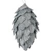 Clayre & Eef 66173ZI Рождественские конусы серебристые Ø7x13 см набор из 3 шт.