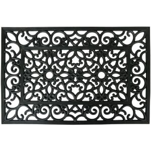 Килимок для дверей Clayre & Eef MC270 чорний 60x40x1...