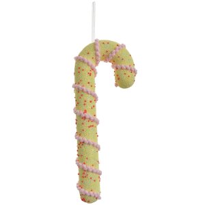 Clayre & Eef Подвеска Candy Cane желто-розовая...