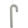 Clayre & Eef 66184 Подвеска "Конфетный тростник" белый 12x4x33 см пластик глиттер
