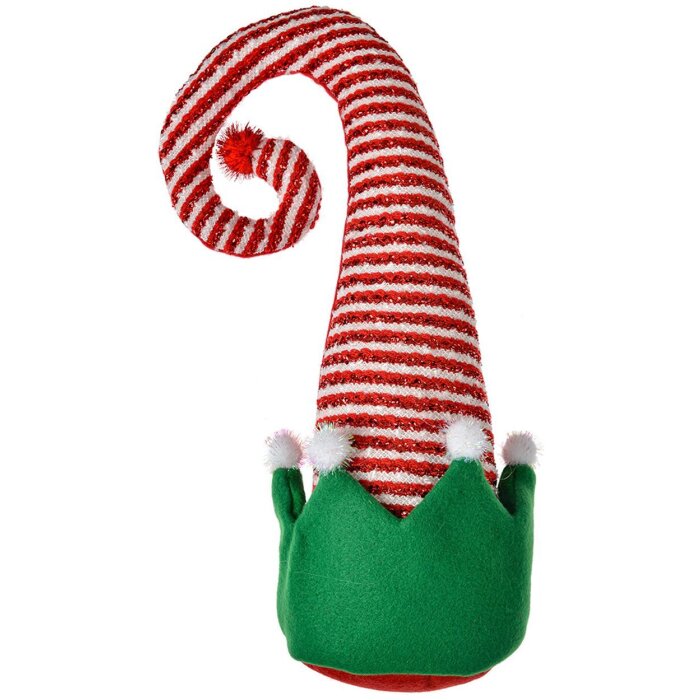 Різдвяна прикраса Clayre & Eef 66198 Різдвяний капелюх ельфа 17x8x35 см