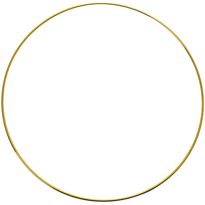 Clayre & Eef Декоративное кольцо золотое Ø30x1 см
