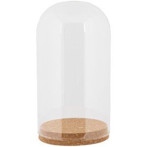 Скляний дзвіночок Clayre & Eef Ø12x22см...