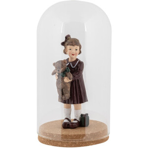 Скляний дзвіночок Clayre & Eef Ø12x22см...