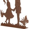 Clayre & Eef 6Y5782 Прикраса дитяча металева коричнева 25x5x25 см Стиль кантрі