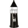Clayre & Eef 6Y5790 Декоративный маяк черный Ø16x45 см