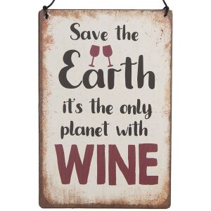 Текстовий знак Clayre & Eef 6Y5695 Save the Earth...