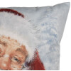 Clayre & Eef KT021.406 Наволочка на подушку Christmas Design Grey Red 45x45 см