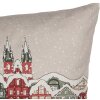Clayre & Eef KT021.409 Наволочка на подушку зимовий мотив бежевий 45x45 см