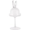 Clayre & Eef 6GL4929 Скляна банка-дзвіночок у формі зайчика Ø 12x29 см Прозорий декор