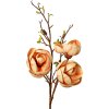 Clayre & Eef 5PL0169Y Гілка декоративна з квітами жовто-коричнева 20x20x106 см
