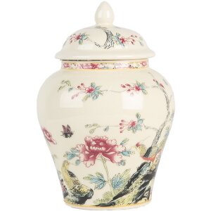 Clayre & Eef 6CE2141 Декоративний горщик з кришкою...