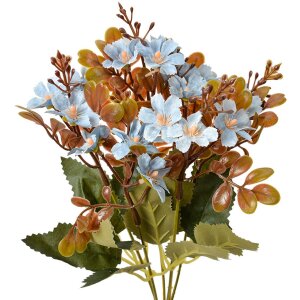 Искусственный цветок Clayre & Eef 6PL0380BL синий 33 см