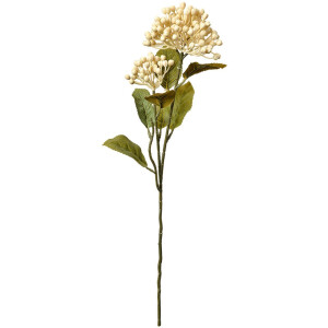 Clayre & Eef 6PL0386W Искусственный цветок бежево-зеленый 8x7x53 см пластик