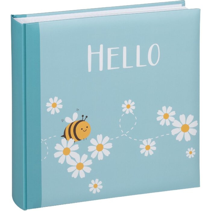 Дитячий альбом Walther Hello Bee Blue 26x25 см 50 сторінок захисні аркуші з склотканини