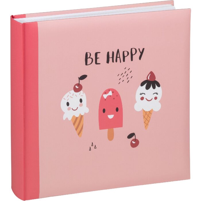 Дитячий альбом Walther Be Happy Pink 26x25см 50 сторінок арт-друк на склі
