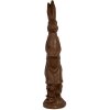 Clayre & Eef 5MG0056 Украшение Кролик коричневый 29x20x91 см Оксид магния