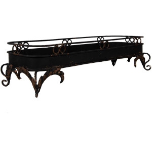 Clayre & Eef 5Y1284 Поднос черный железный 55x20x14...